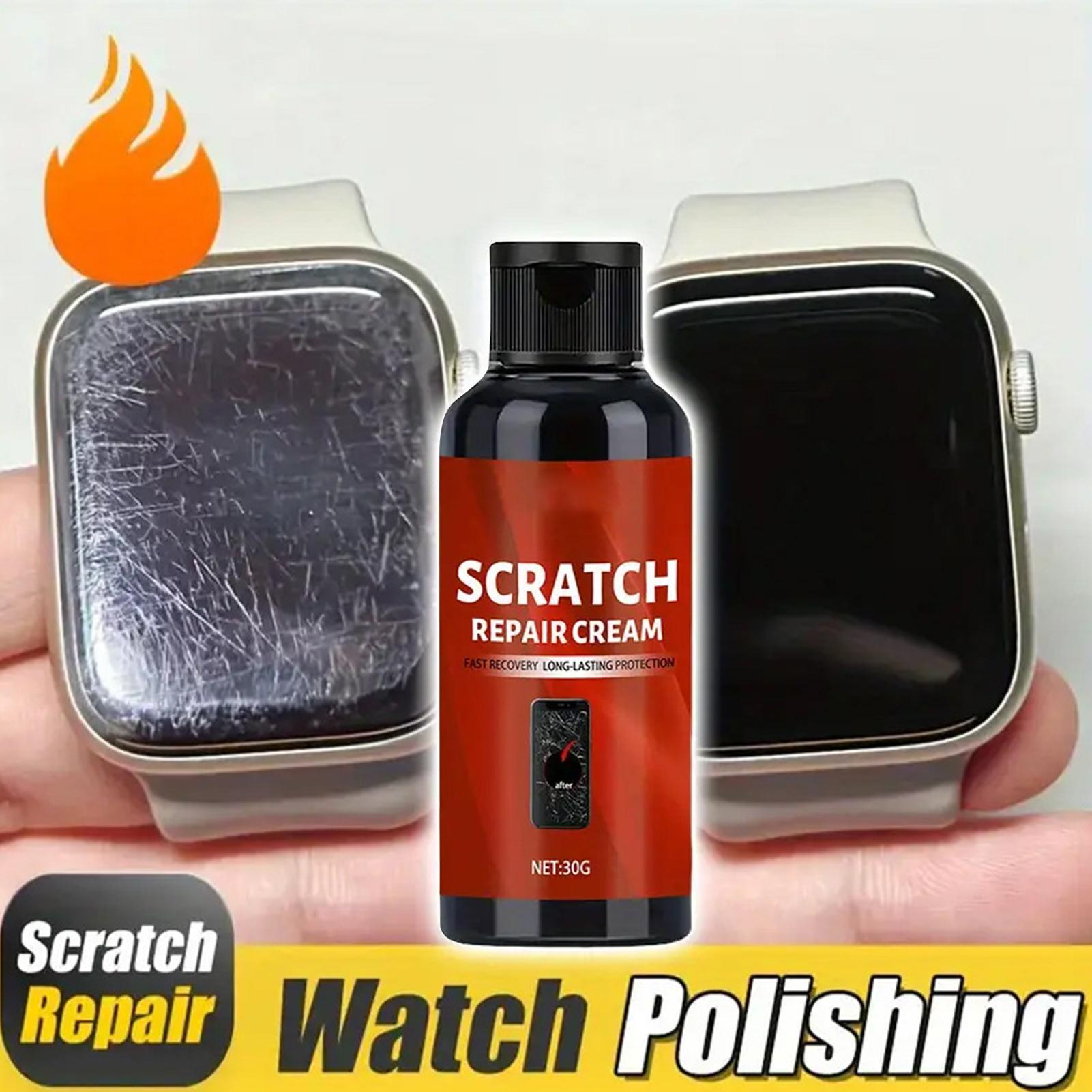 Watch Repair Tool Kit - Glas-Kratzerentferner & Poliercreme Schnellreparatur-Set für Handybildschirm
