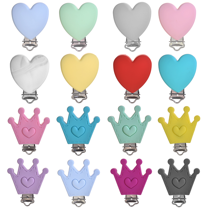 Pacific Jewelry & Watches Los Angeles - 1 Stück Baby Silikon Schnuller Clips