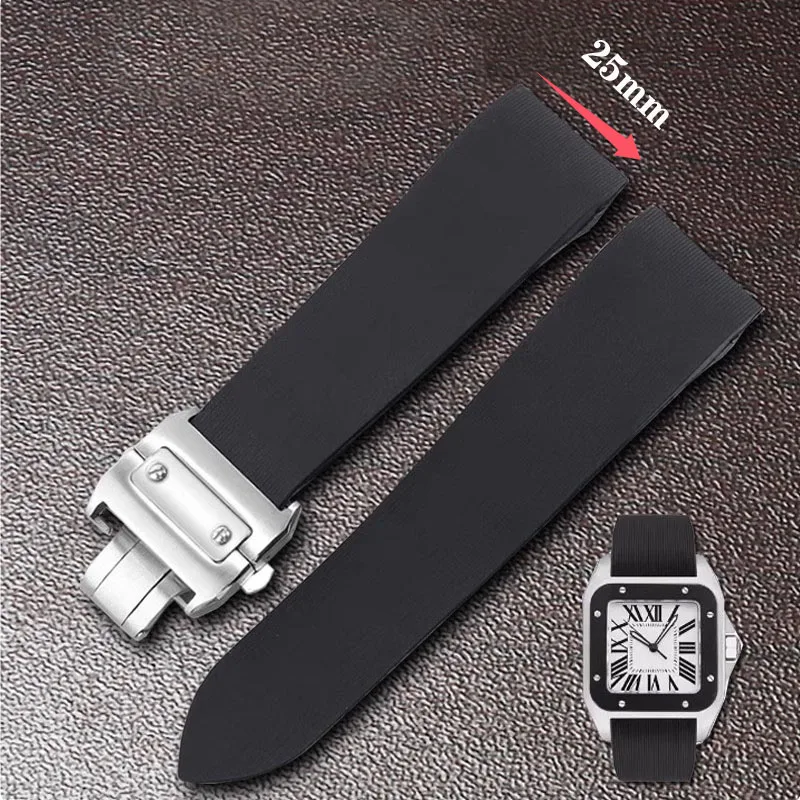 Cartier Watch Santos - Für Cartier Santos 100W 2020007 Wasserdichtes
