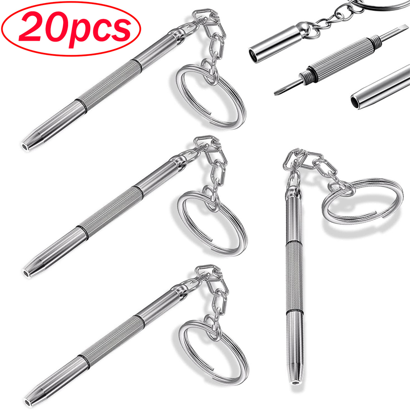Watch Repair Tool Kit - Mini-Handbrillen-Schraubendreher, 3-in-1-Brillenreparatursets, Multifunktions-Schraubendreher-Set für Sonnenbrillen, Uhren