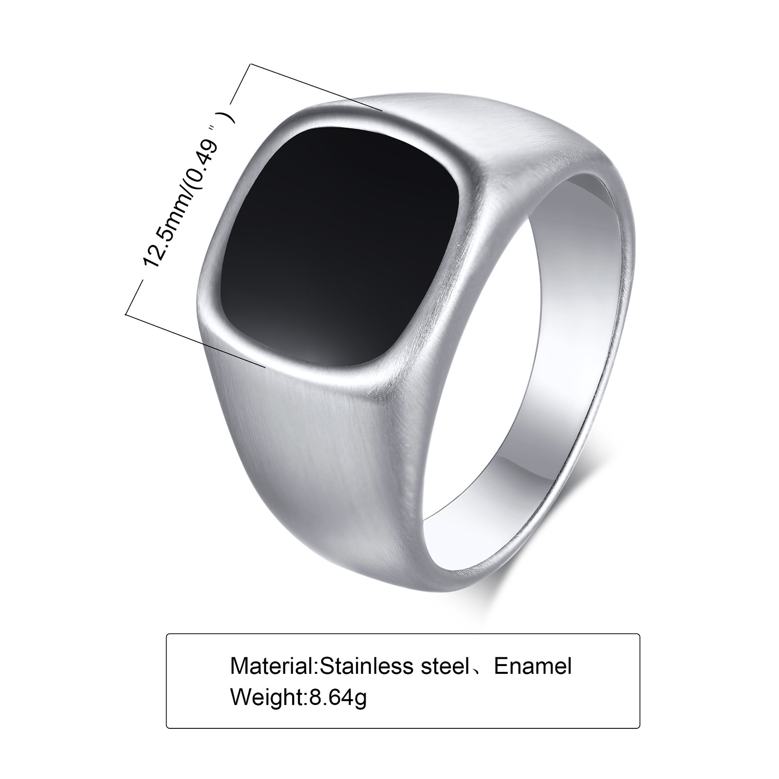 Männer Edelstahl Signet Ring m – Mens Signet Ring Bewertung und Preis