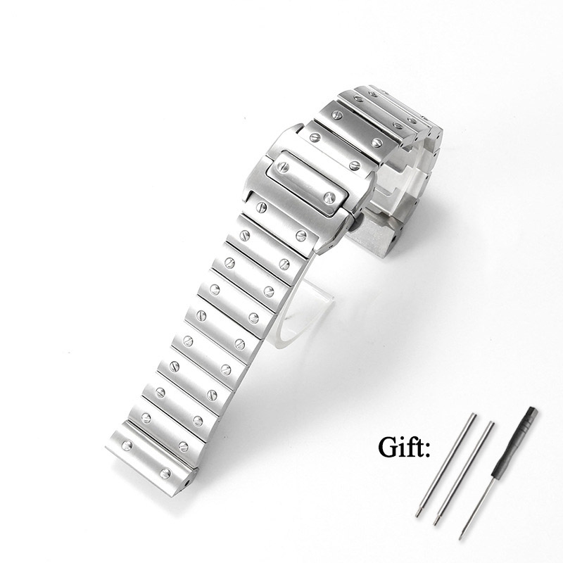 23mm Hochwertiges Edelstahl-Uh – Cartier Watch Santos Bewertung und Preis