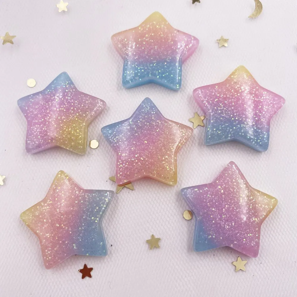 10PCS Glitter Kawaii Harz Bunt – Paradise Jewelry & Watches Llc Photos Bewertung und Preis