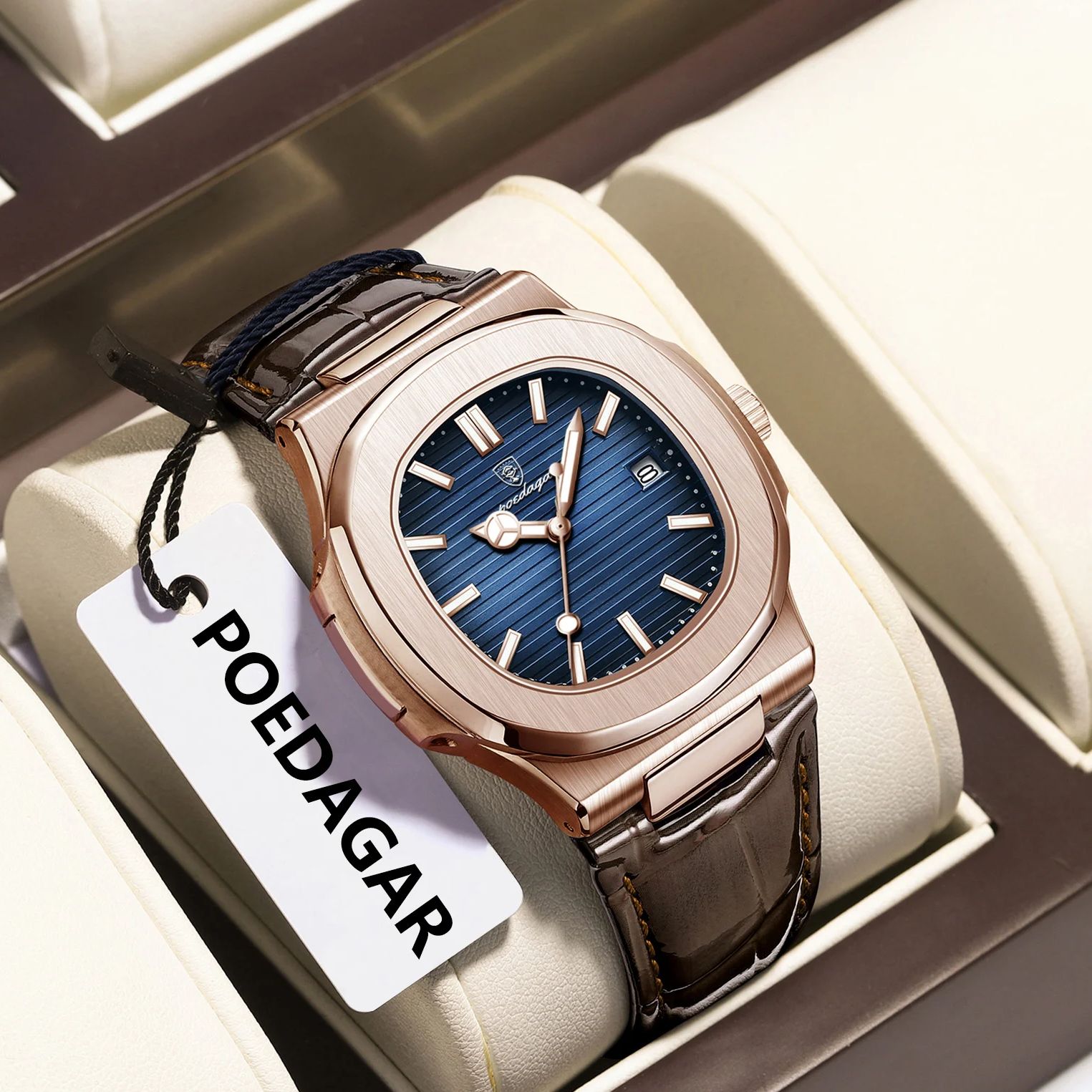 POEDAGAR Business Mann Uhr Dat – Rg Watches & Jewelry Gmbh Bewertung und Preis