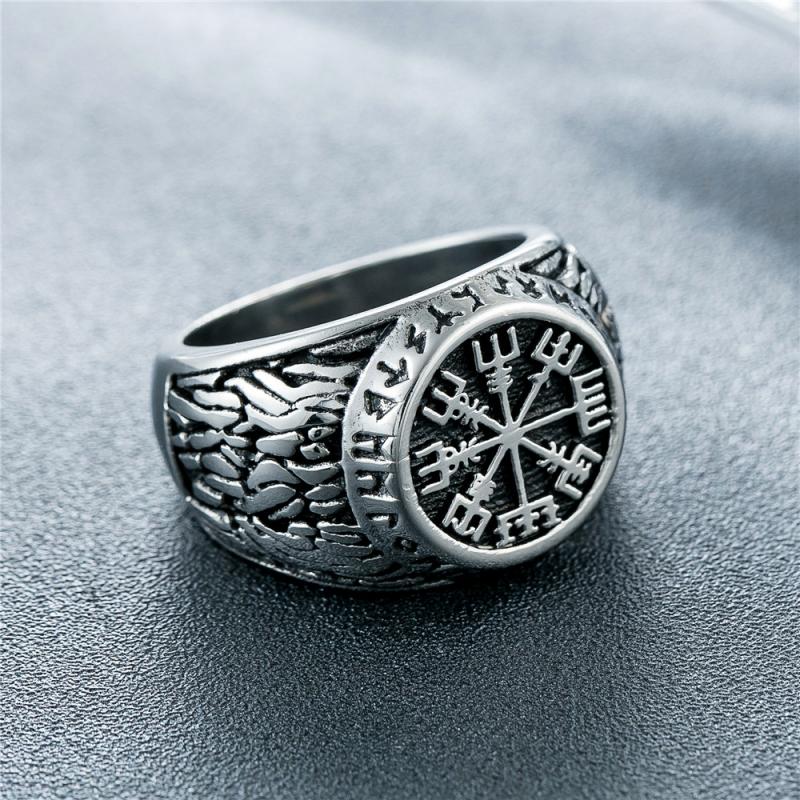 Vintage Wikinger Rune Siegel s – Mens Signet Ring Bewertung und Preis