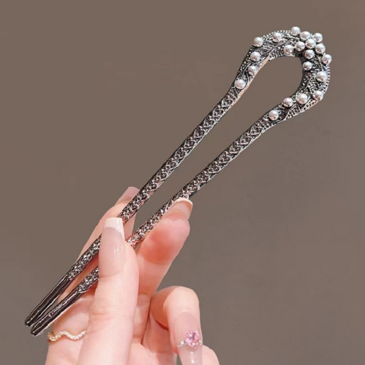 Neue Perle U-förmige Haarnadel – Shop Jewelry & Watches Near Me Bewertung und Preis