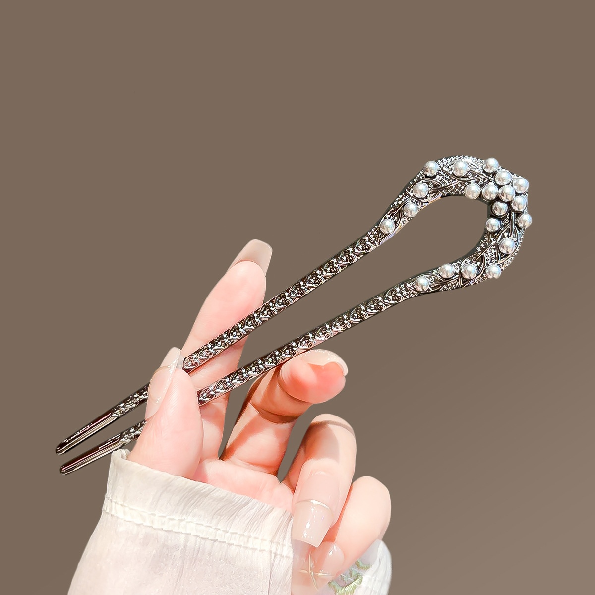 Neue Perle U-förmige Haarnadel – Shop Jewelry & Watches Near Me Bewertung und Preis