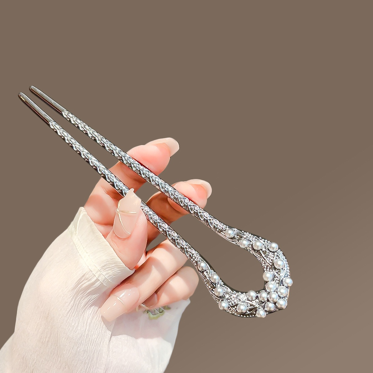 Neue Perle U-förmige Haarnadel – Shop Jewelry & Watches Near Me Bewertung und Preis