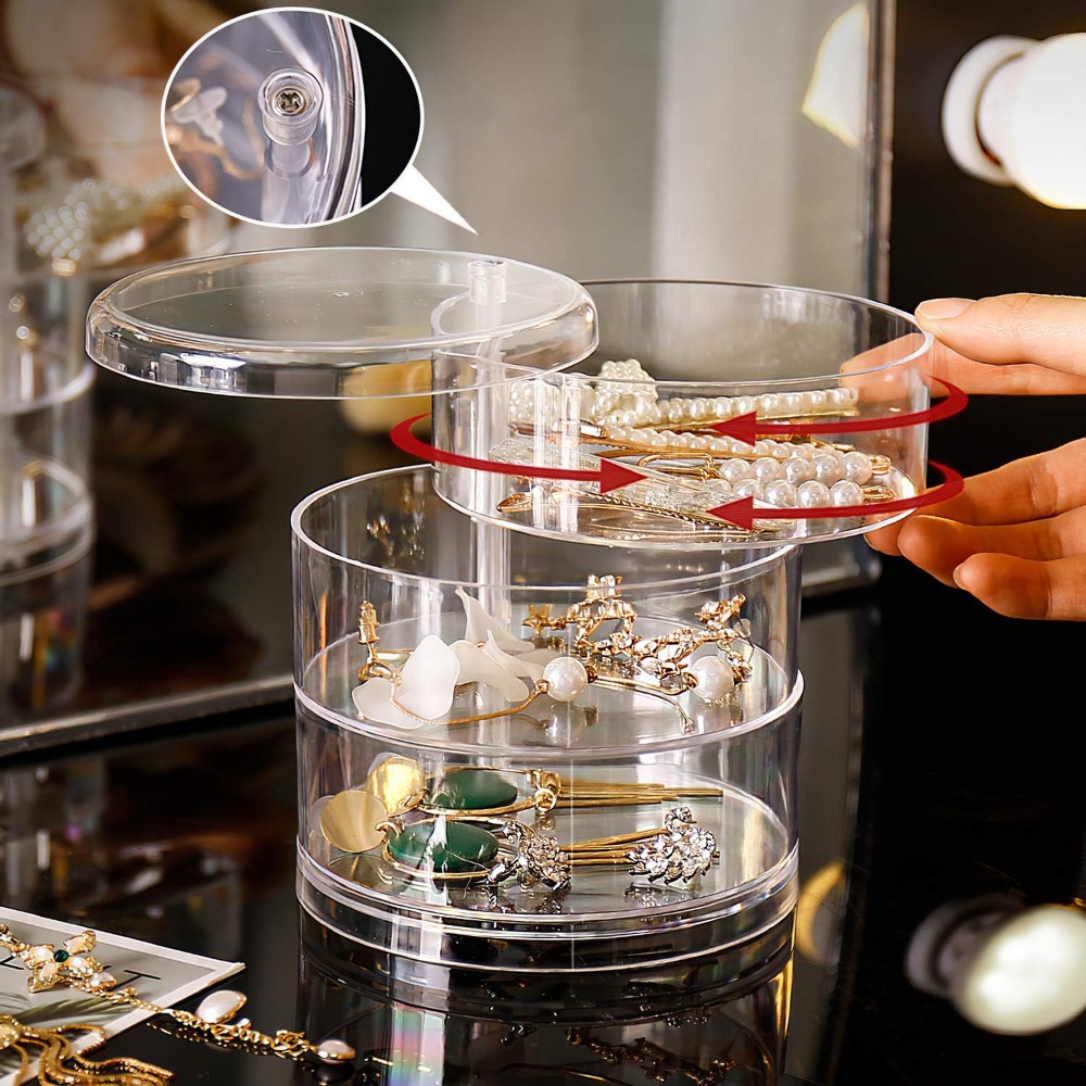 360° Drehbarer Schmuckorganize – Shop Jewelry & Watches Near Me Bewertung und Preis