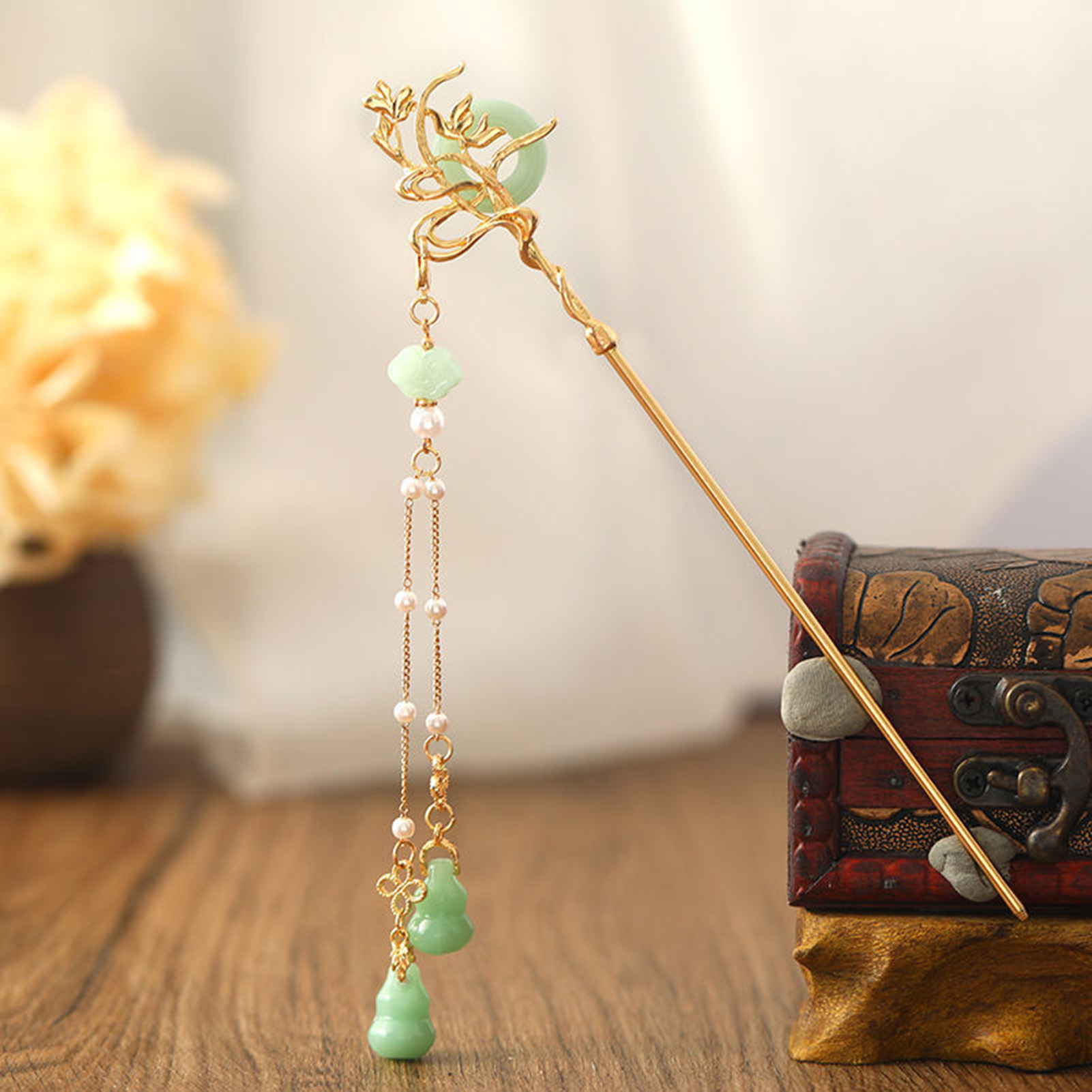 Chinesischen Stil Glas Haarnad – Shop Jewelry & Watches Near Me Bewertung und Preis