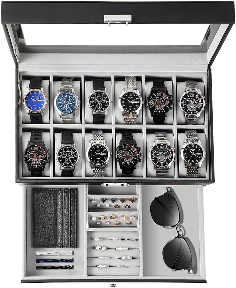 Uhrenbox-Organizer für Herren, – Jewelry Watches For Men Bewertung und Preis