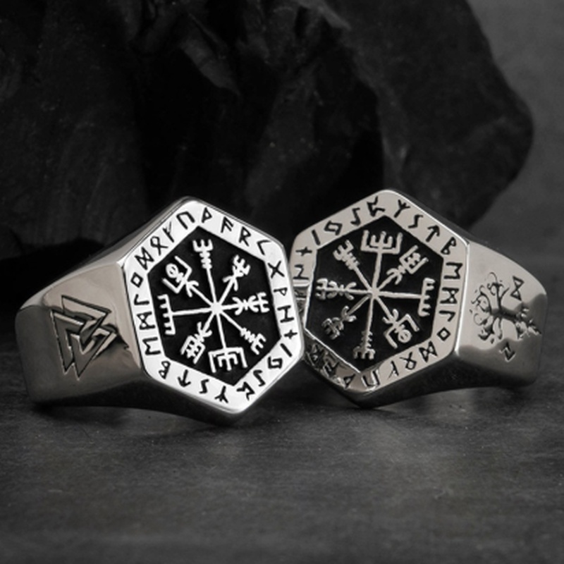 Vintage Viking Rune Signet Sca – Mens Signet Ring Bewertung und Preis