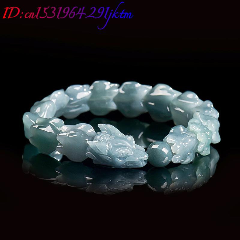 Blaues Burmesisches Jadeit-Dra – Jewelry & Watches Sp Zo O Bewertung und Preis