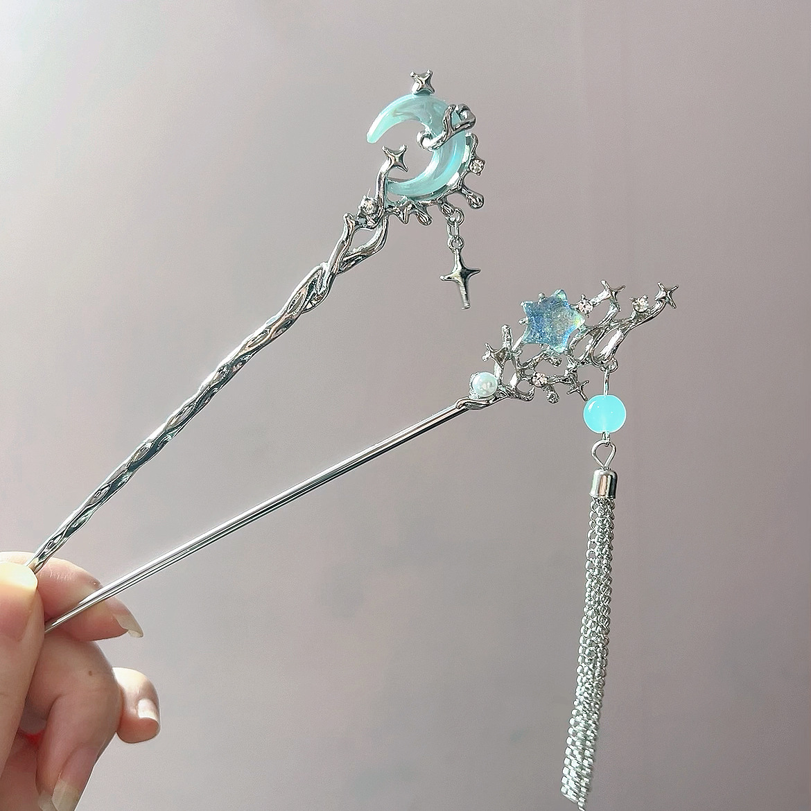 Mondstein Stern Mond Haar Stic – Shop Jewelry & Watches Near Me Bewertung und Preis